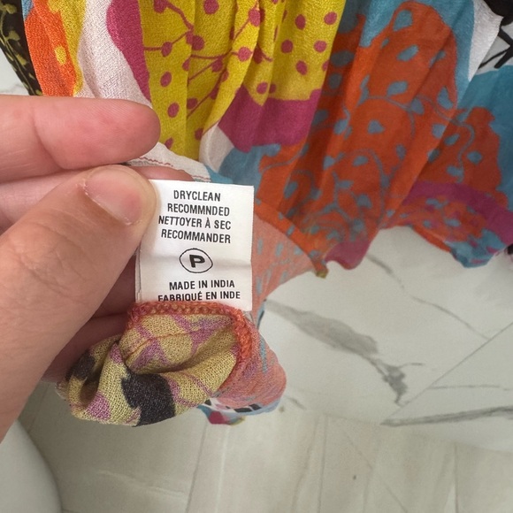 ANTHROPOLOGIE | Blank London | Colorful Abstract Print Women's Blouse - Picture 6 of 9